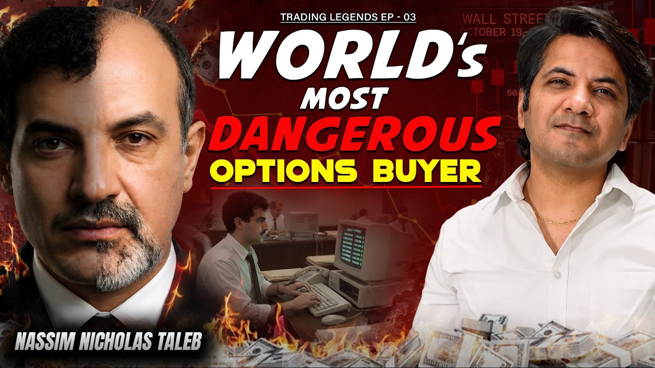 The Trader Who Wanted The Market To Crash | Nassim Nicholas Taleb, Trading Legends Ep-3