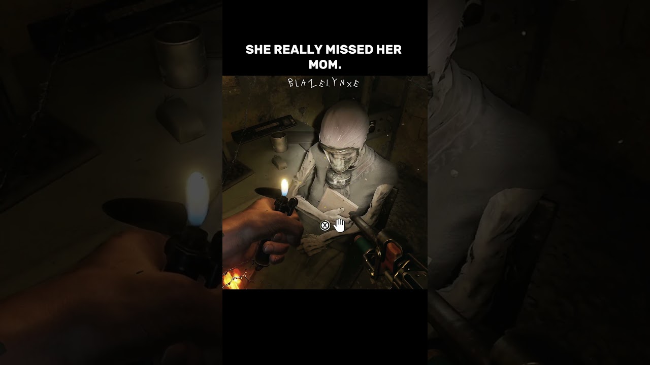 She Really Missed Her Mom🥲 #metroexodus #metro #gaming #shorts