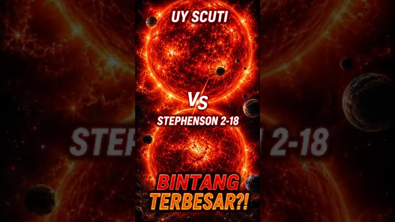 SEBERAPA BESAR UY SCUTI? #astronomi #space #bigbang #shortsyoutube #planet
