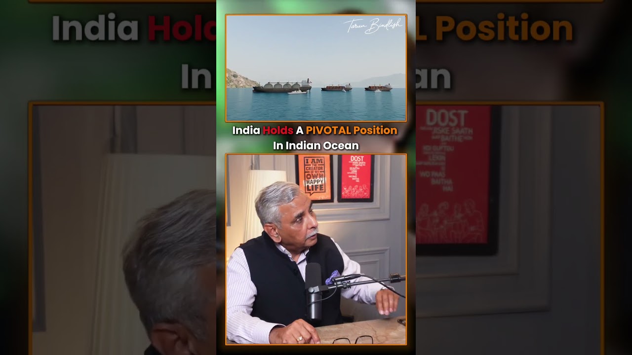 The Geographic Power India Quietly Controls | Tarun Bindlish #tarunbindlish #shorts #IndianOcean