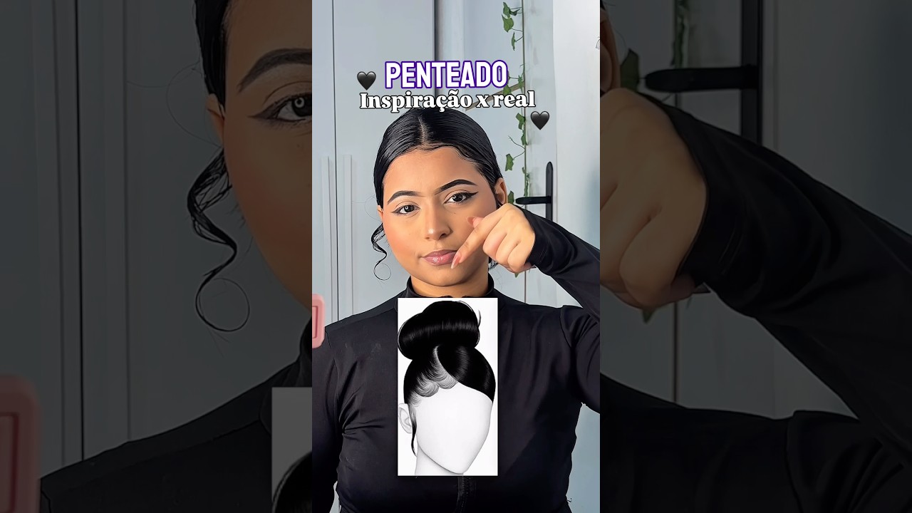 Penteado inspiração X real @SalonLineBrasil #salonlinepelomundo #heymigs #heymigssl
