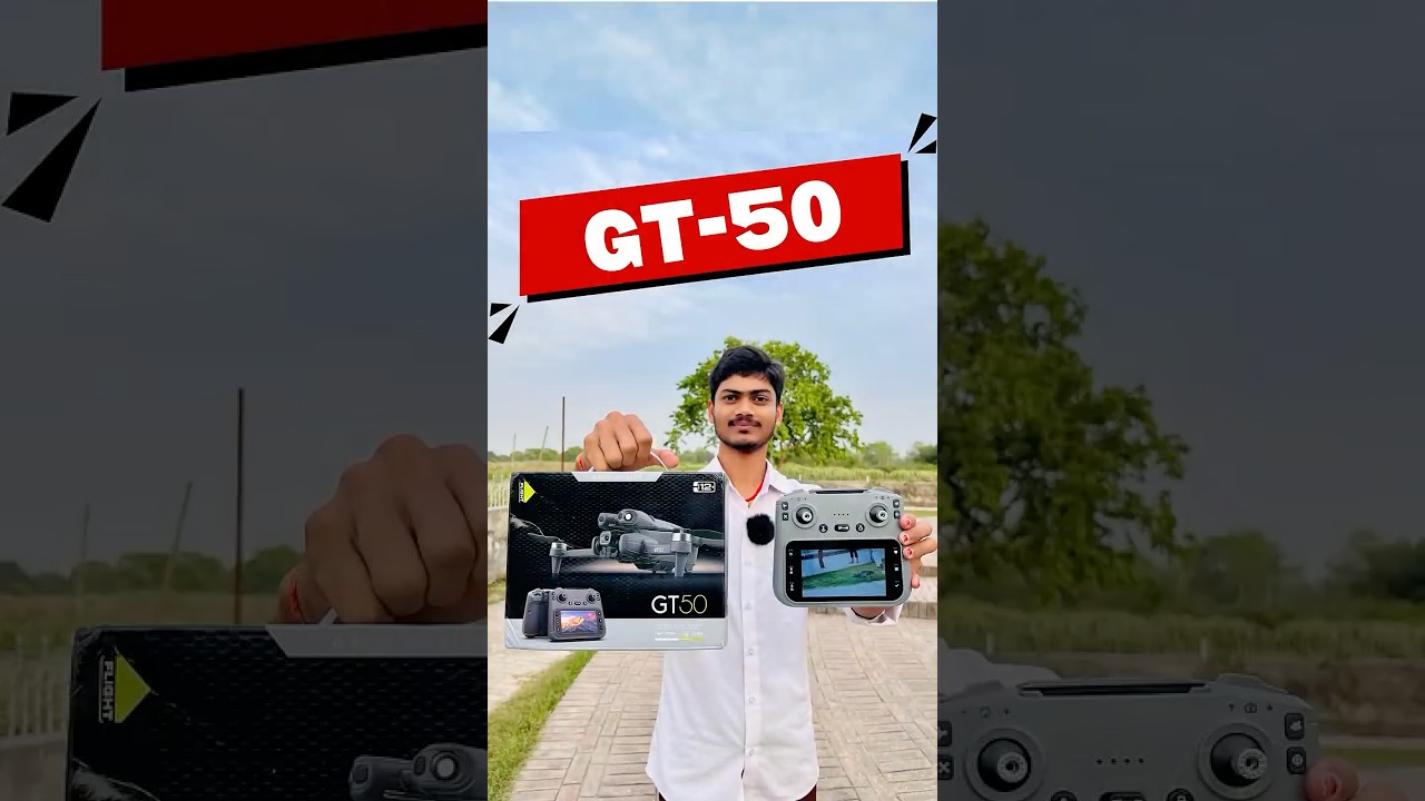 GT-50 Drone Unboxing 😱 Fly & Camera Test #shorts