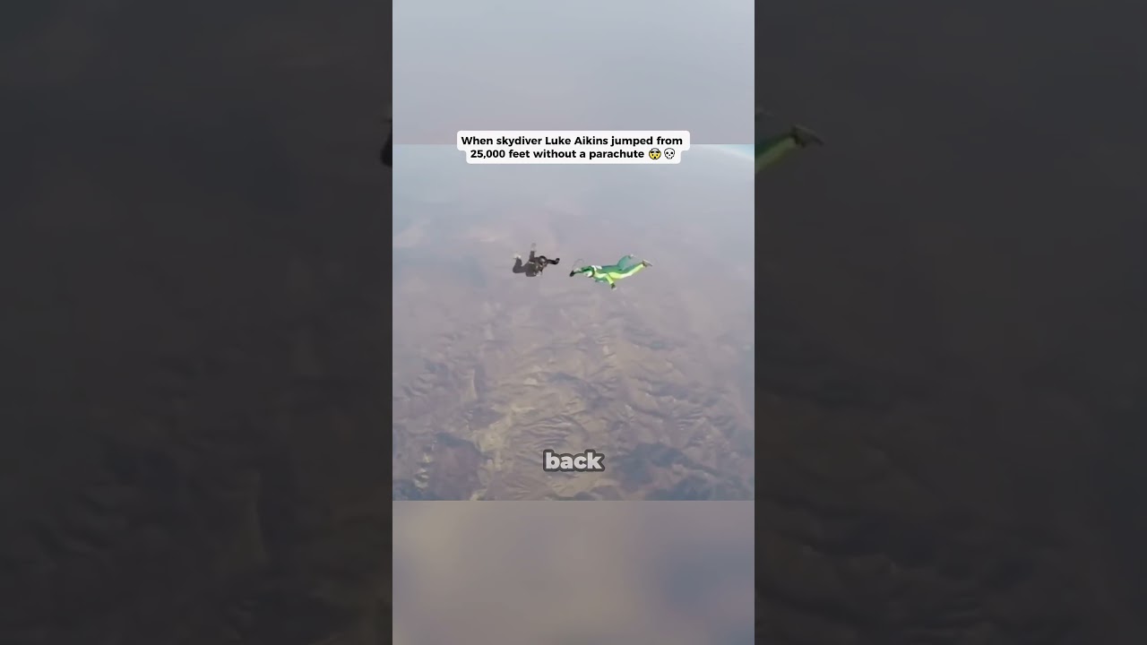 He Jumped 24,000ft With NO Parachute! 😱✈️ #shorts