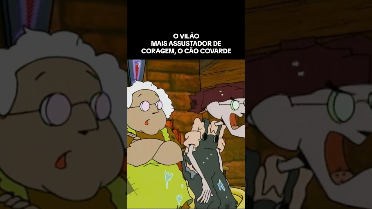 Esse desenho não era pra amadores… 👀  #CoragemOCãoCovarde