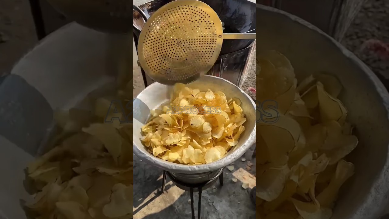 ₹20 Ke Desi Potato Chips Kaise Bante Hain? 😱 | Street Food India #shorts