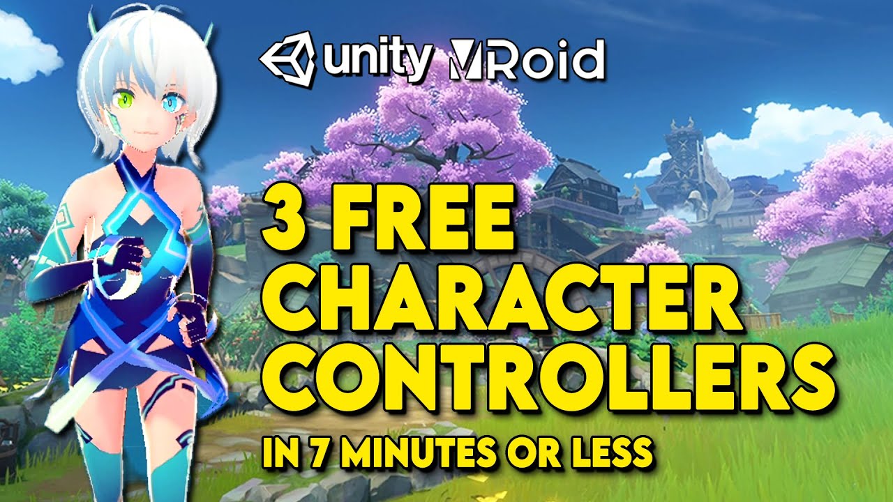 Use These FREE Character Controllers for Your Unity Project! (Unity VRoid Studio)
