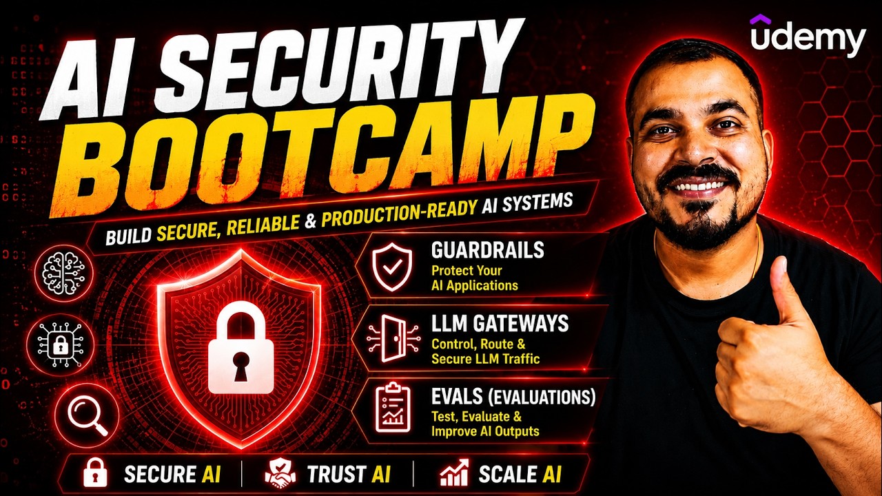 New Udemy Course-AI Security Bootcamp-Guardrails,LLM Gateways,Observability
