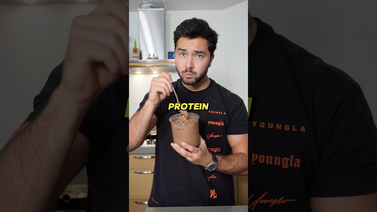 Chocolate Brownie High Protein Ice Cream #food #icecream #recipe #diet
