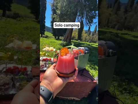 solo camping #shorts #videoshort #solocamping