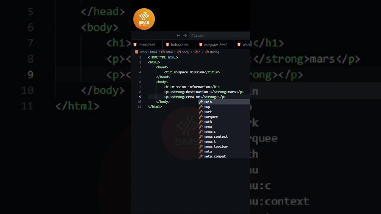 Building a Space Mission Dashboard Using Only HTML | Beginner Project