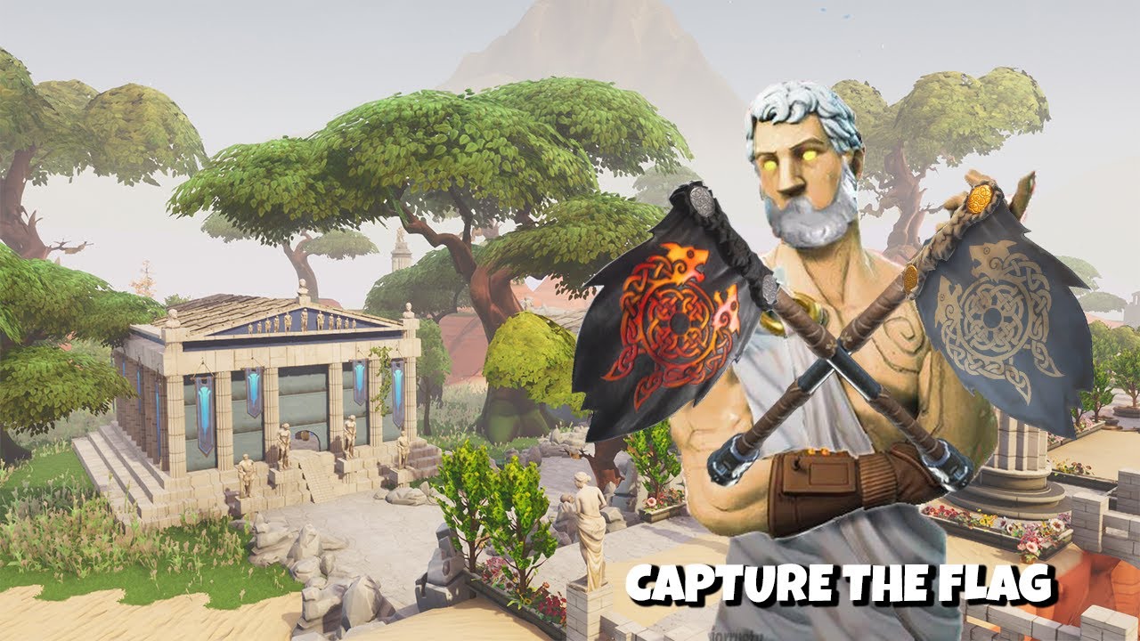 Ancient Greece CAPTURE THE FLAG in FORTNITE CREATIVE (Code: 8359-4741-6866)