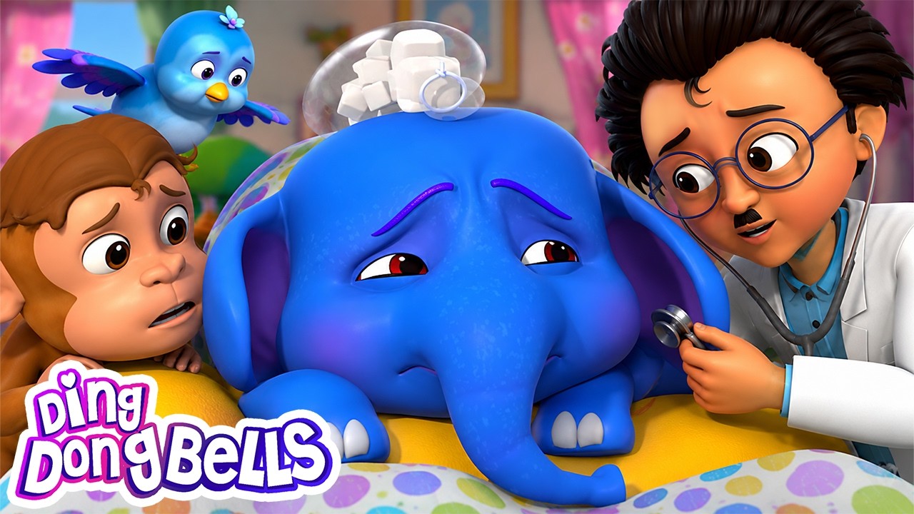 Aaj Mangalwar Hai Hathi Ko Bukhar Hai + 7 More Hindi Nursery Rhymes | Ding Dong Bells