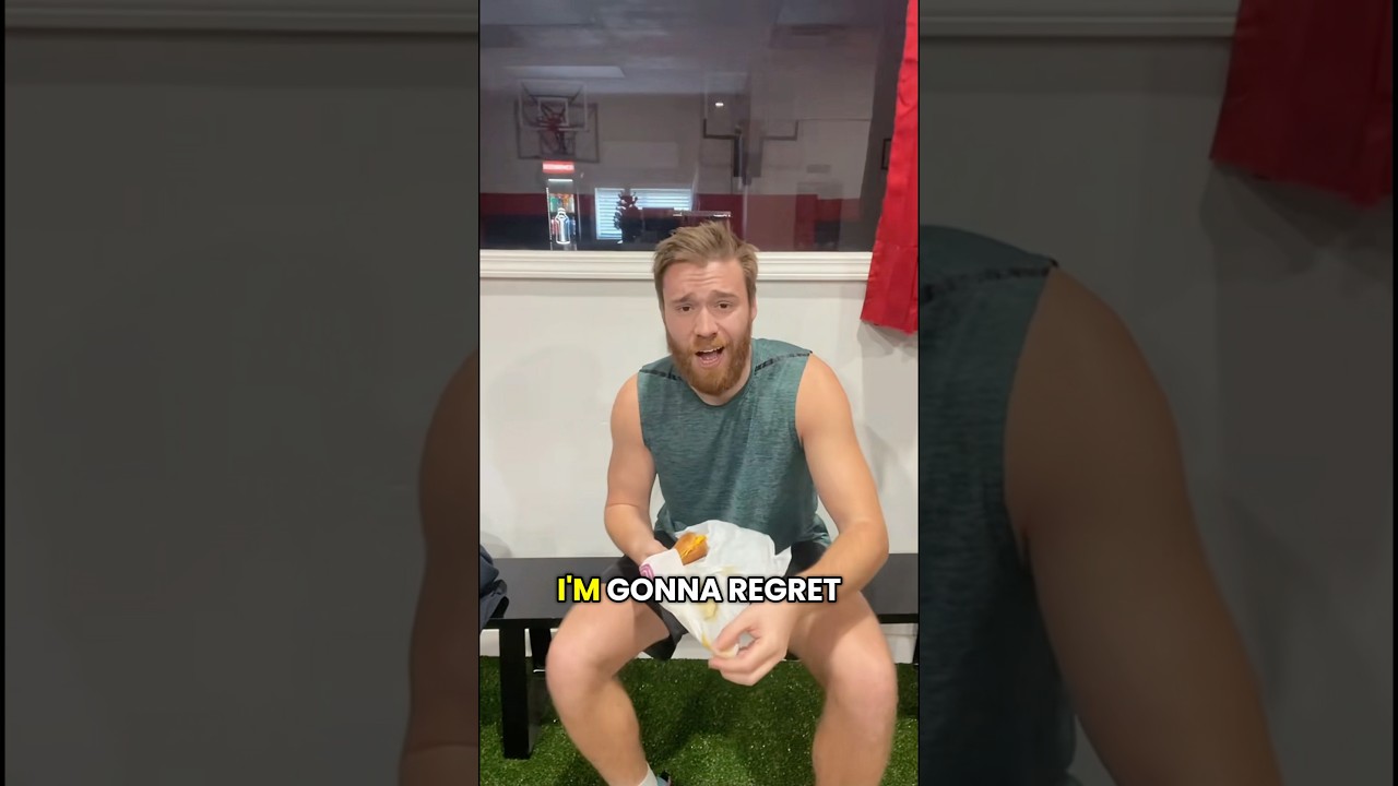 How many double cheeseburgers can I eat until I cant dunk #basketball #dunk #cheeseburger