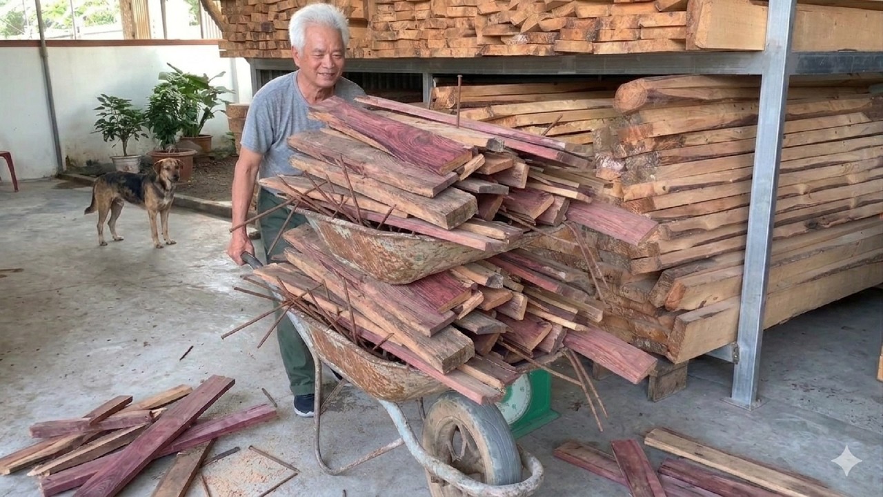 Nobody Wanted These Pallet Rotten Scraps Wood… Until They Became A Unique Piece By Woodworking Ideas