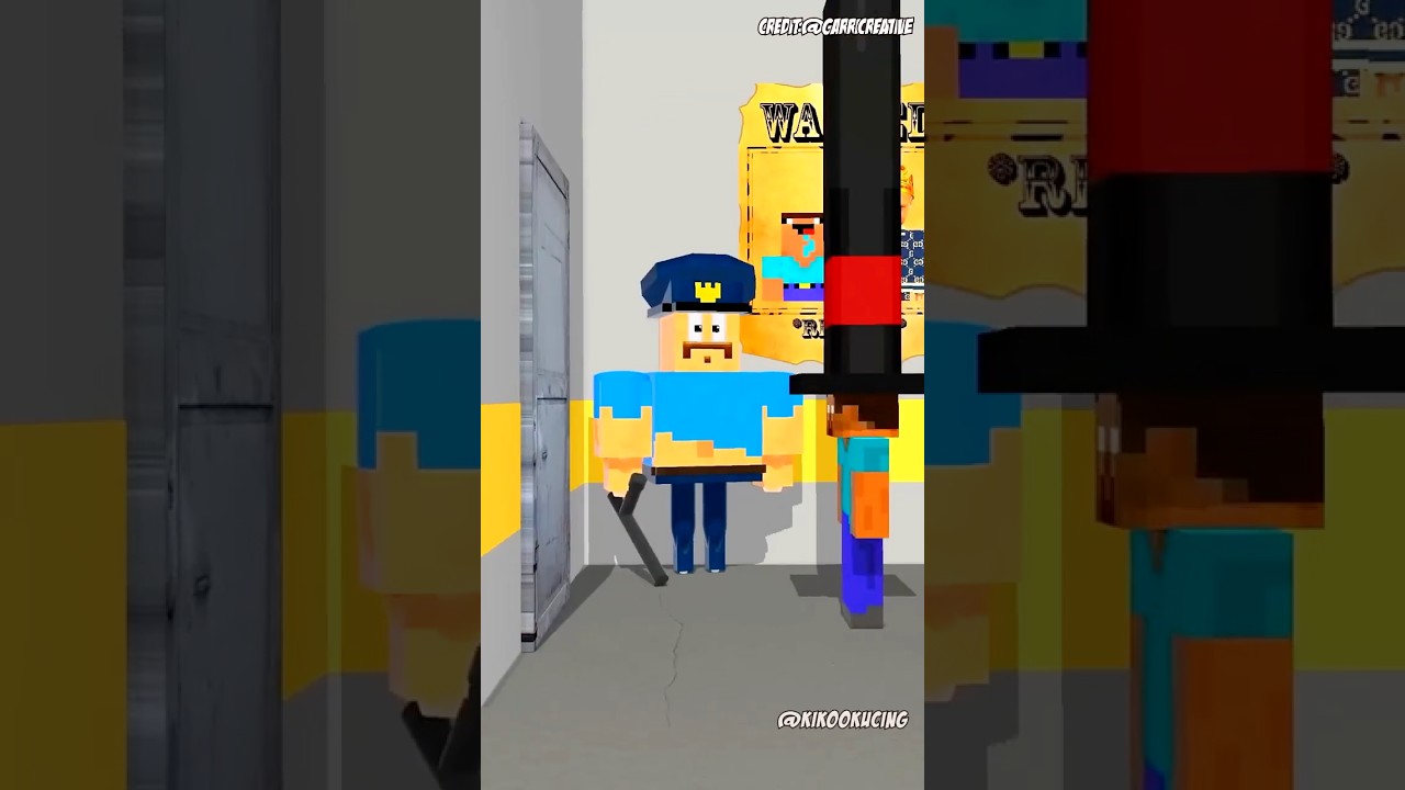 Bantu polisi barry temukan penjahatnyaa!!‼️😱#shorts #minecraft #game