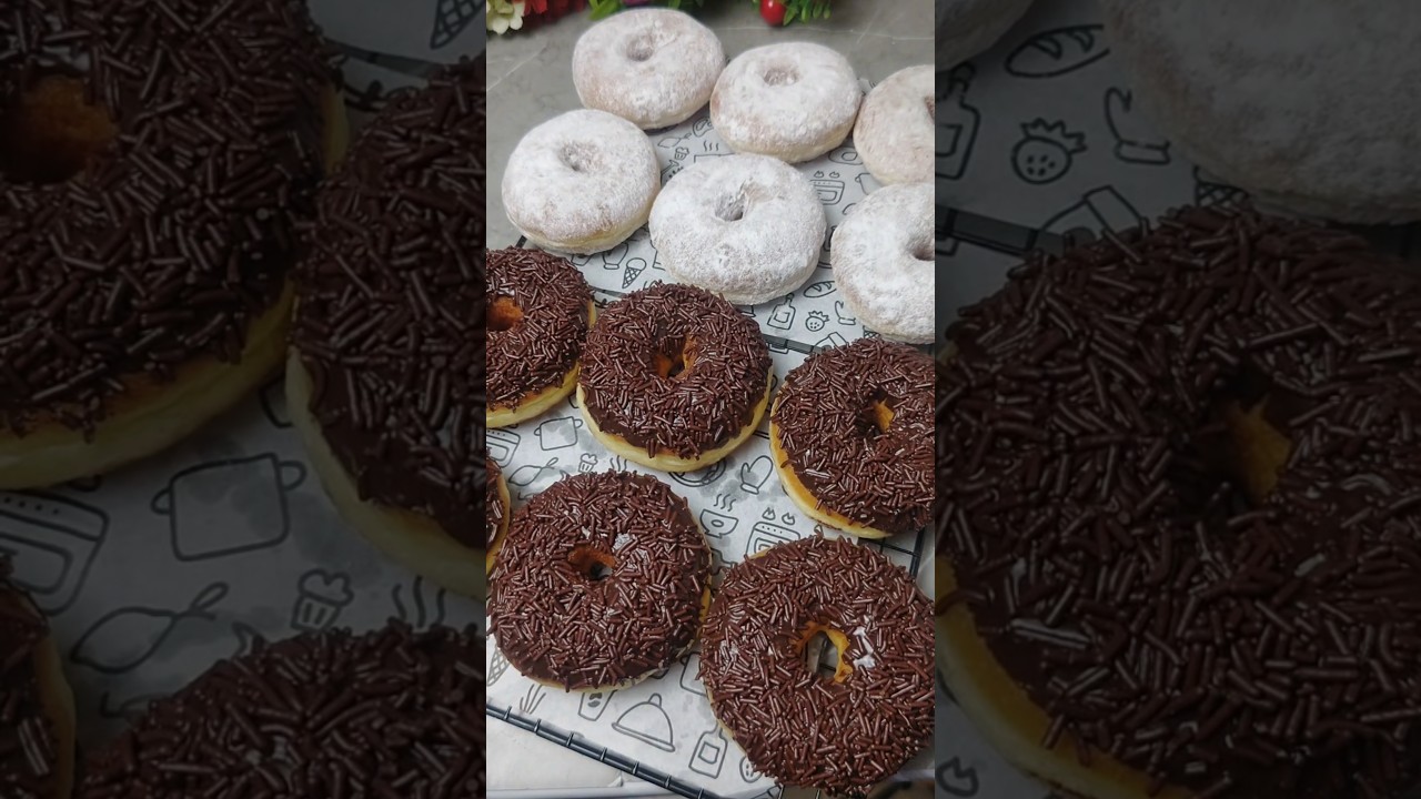DONAT TANPA KENTANG EMPUK DAN LEMBUT #baking #resepsimple #donat #recipe