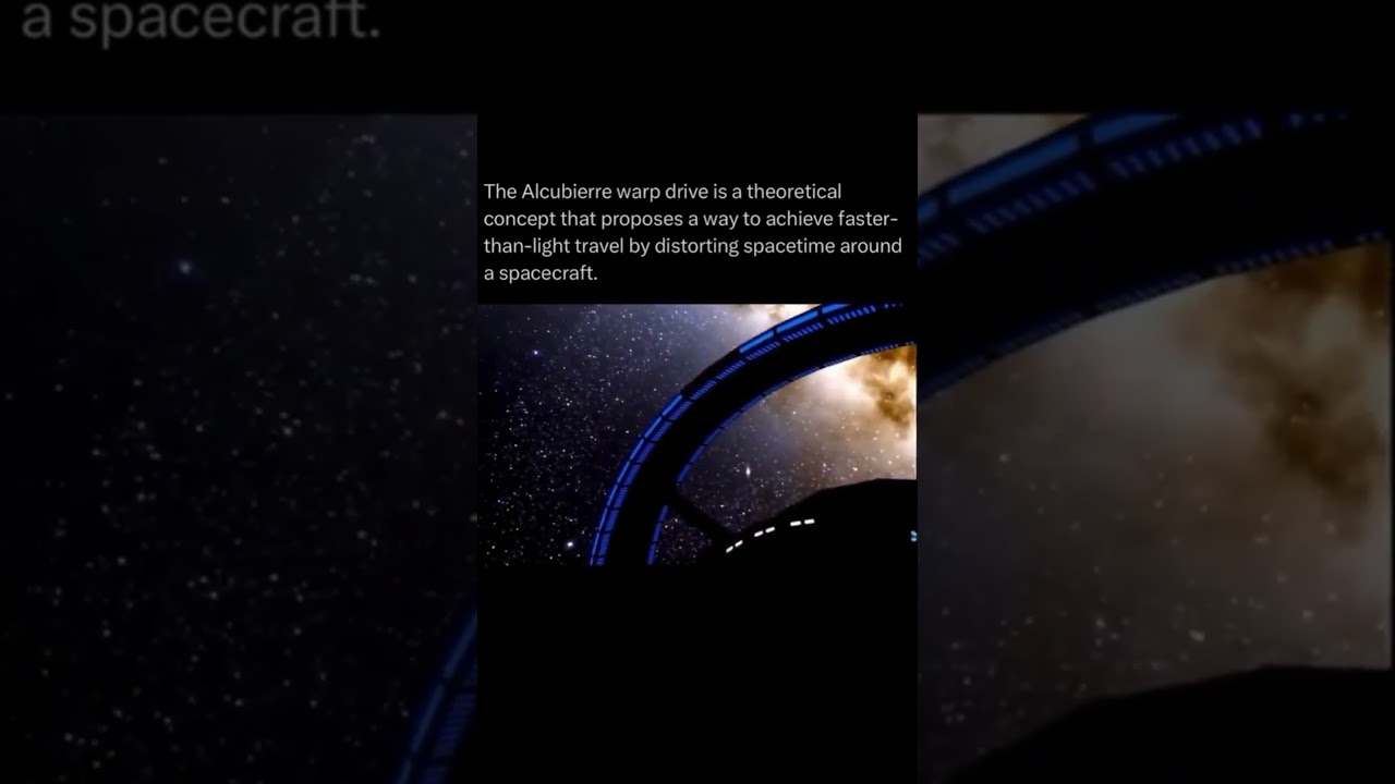 The Alcubierre Drive: Faster-than-Light Travel Explained 🚀