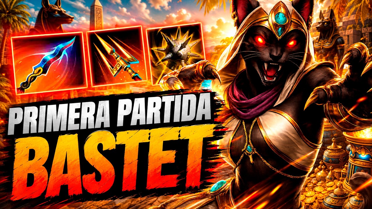 PRIMERA PARTIDA con BASTET en SMITE 2