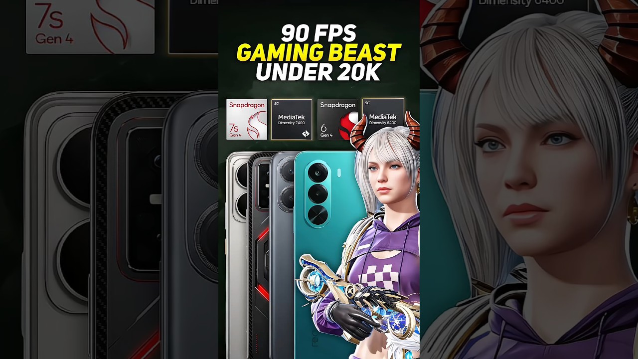 Top 5 Best 120FPS Gaming Phones for BGMI Under 20K in 2026 #bgmi #gamingphone