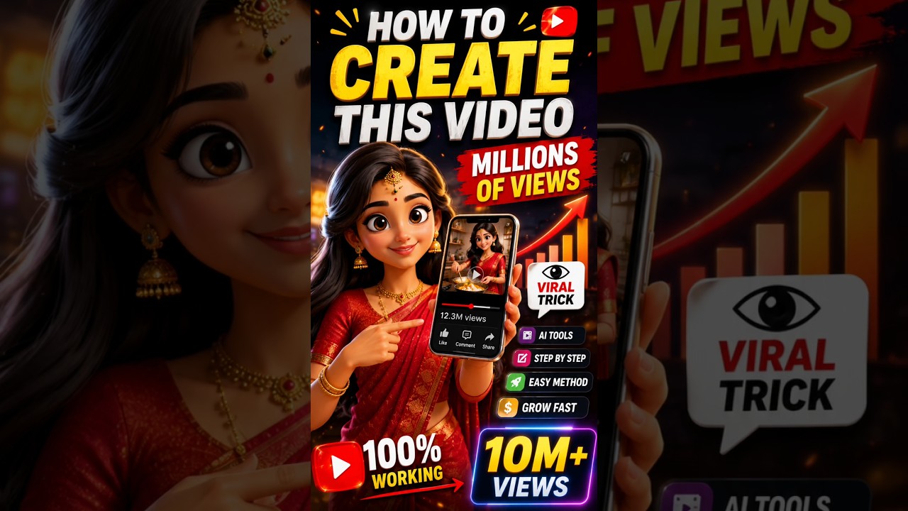 How to Create Viral AI Cooking Videos 🤯 | Pixar Style Food Animation Tutorial | #shorts #cooking