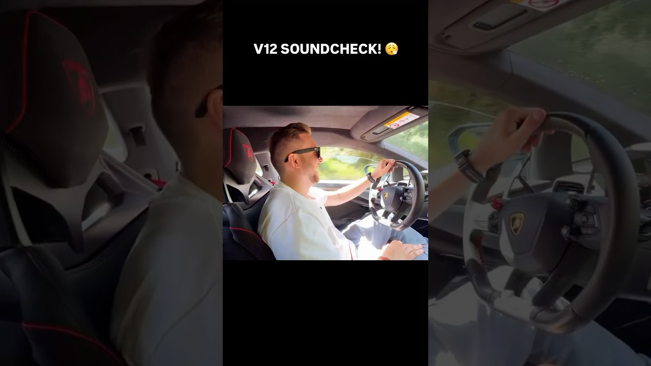 Wie der brüllt! #shorts #short #ytshort #like #lamborghini #v12 #revuelto #carvlog #soundcheck #fun