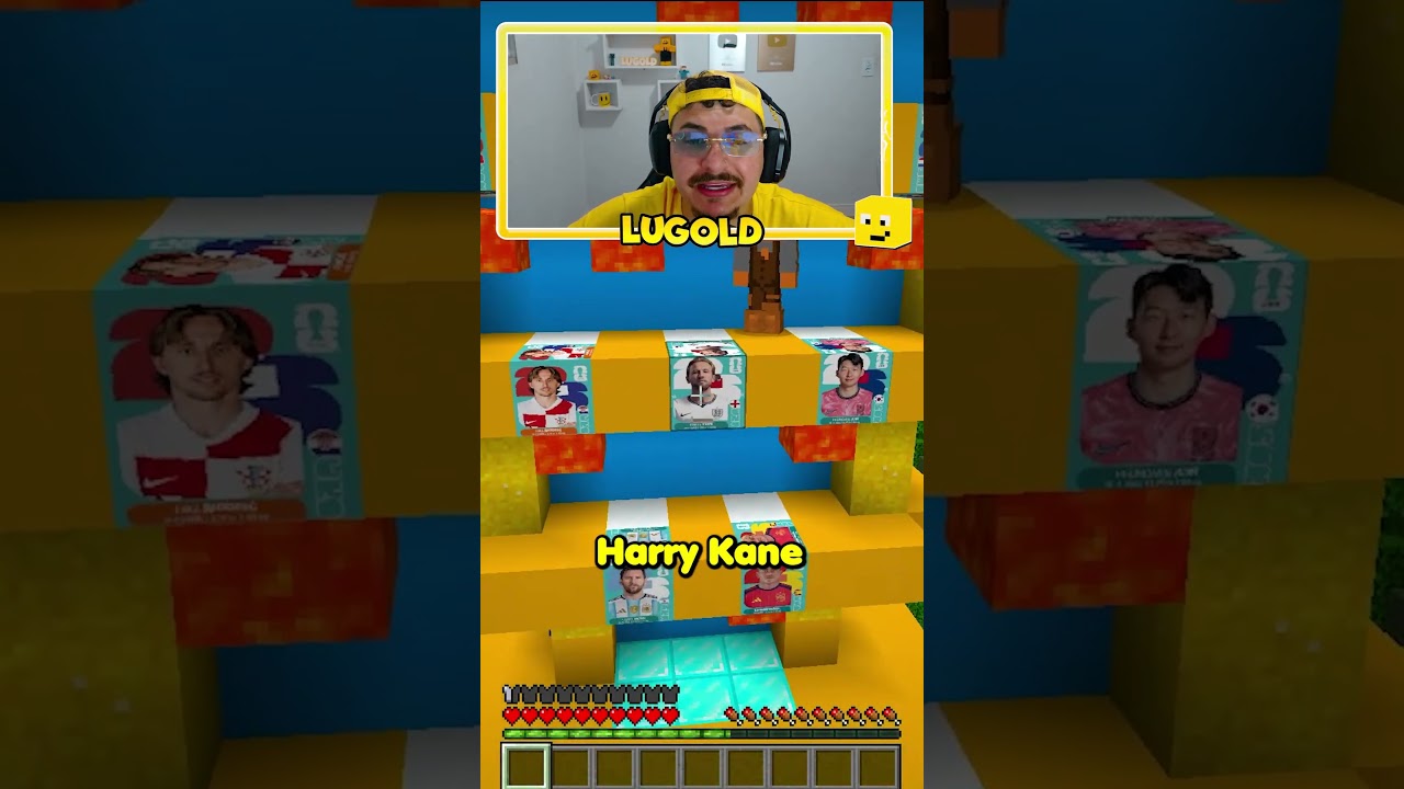 Onde está a FIGURINHA da COPA! 73 #minecraft