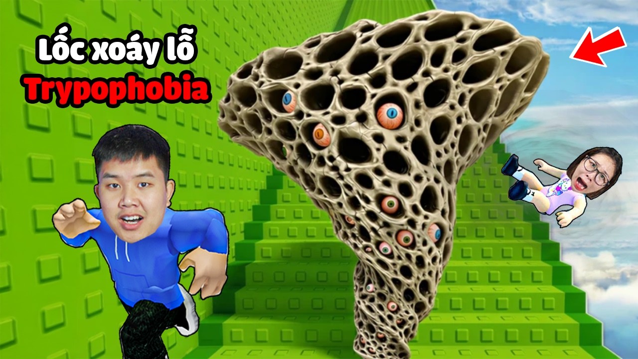 Thi Leo Tháp Lốc Xoáy Lỗ Trypophobia Siêu Đáng Sợ Hút bqThanh & Ốc Vào Ăn Thịt