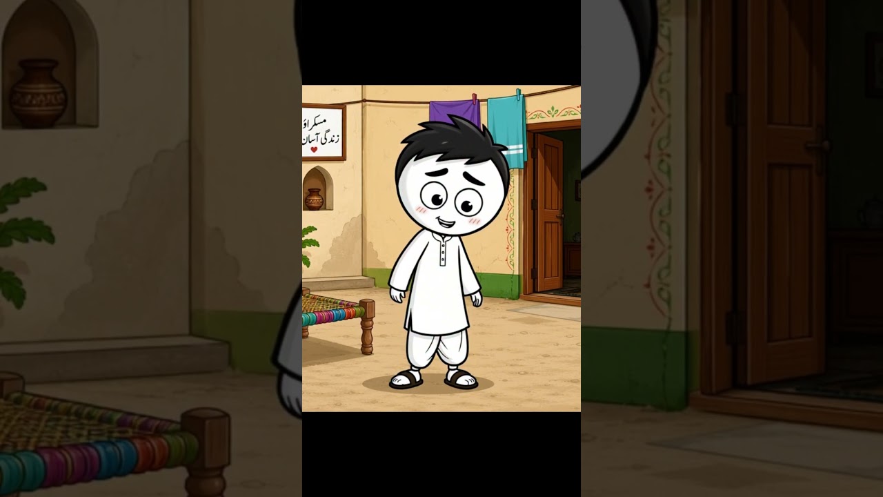 funny work of villager stickman 😂 #shorts #funny #cartoonvideo #funny #viralshorts #trending.