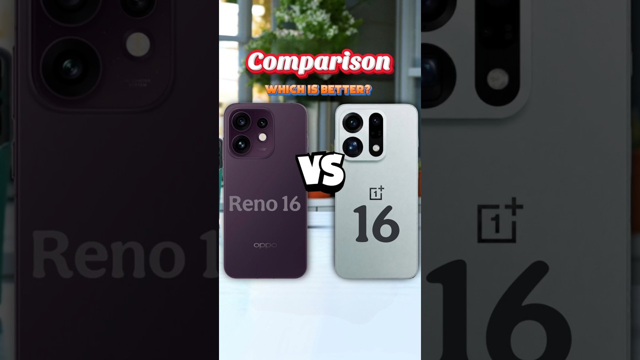 oppo reno 16 vs oneplus 16 #smartphone #tech