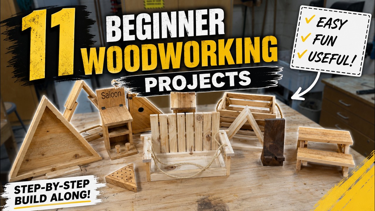 11 Easy Woodworking Projects for Beginners (Build These Today!)