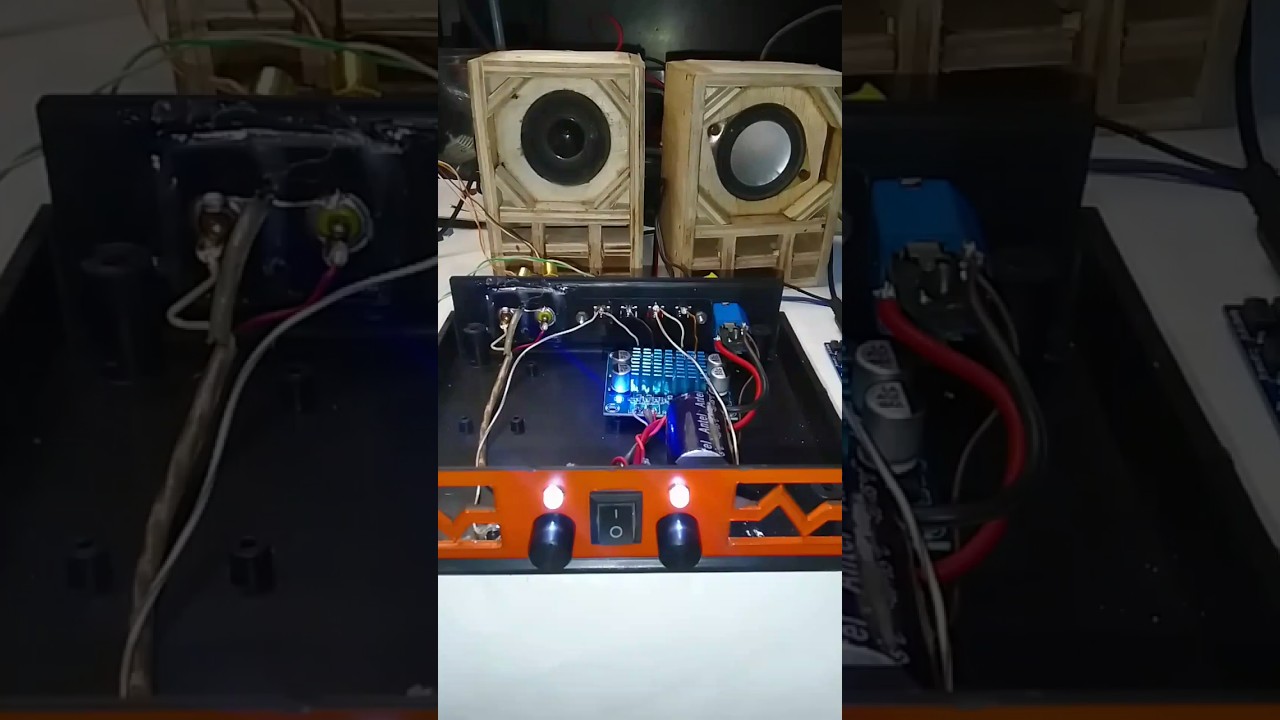 TPA 3110 Class D Power amplifier #diyprojects #electronics #diy #tpa3110 #shorts