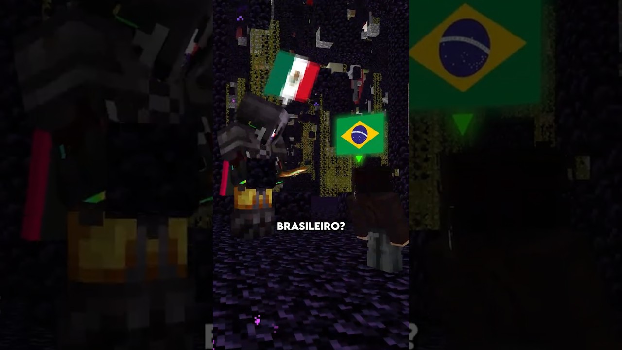 FUI SALVO NO 2B2T POR SER BRASILEIRO?! #minecraft #minecraftshorts #2b2t