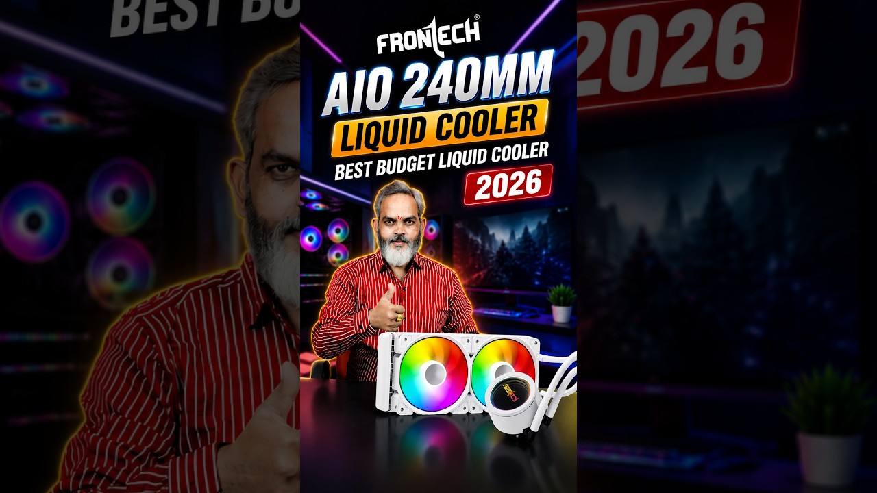 Best Budget Liquid Cooler 2026 🔥 Frontech AIO 240mm Review | Worth It?