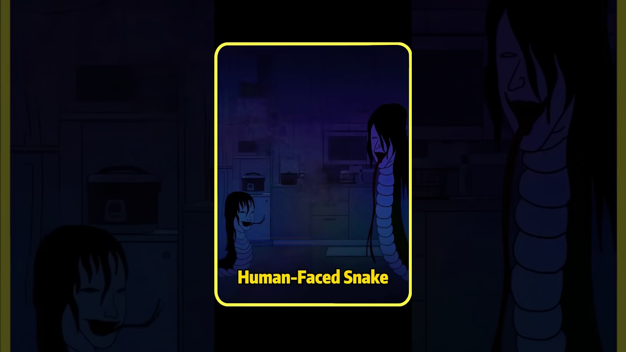 Human-Faced Snake #foryou #shorts #anime