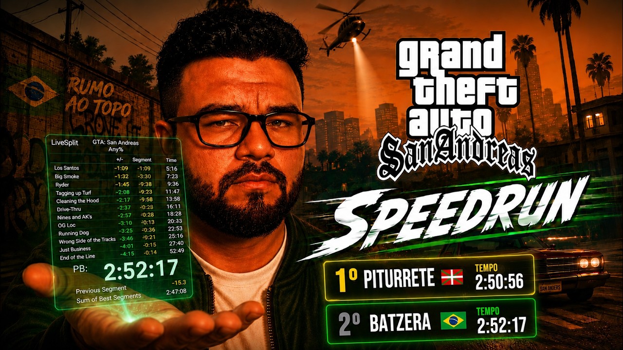 🔴DIA 1036 | RUMO AO TOPO DO MUNDO | GTA SA SPEEDRUN🔴