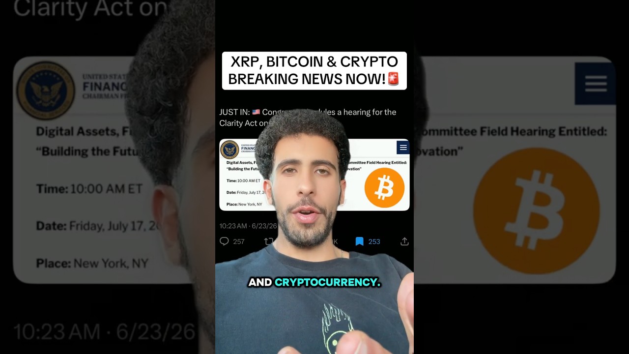 XRP, BITCOIN & CRYPTO BREAKING NEWS NOW!🚨#xrp #bitcoin #btc #crypto #cryptocurrency