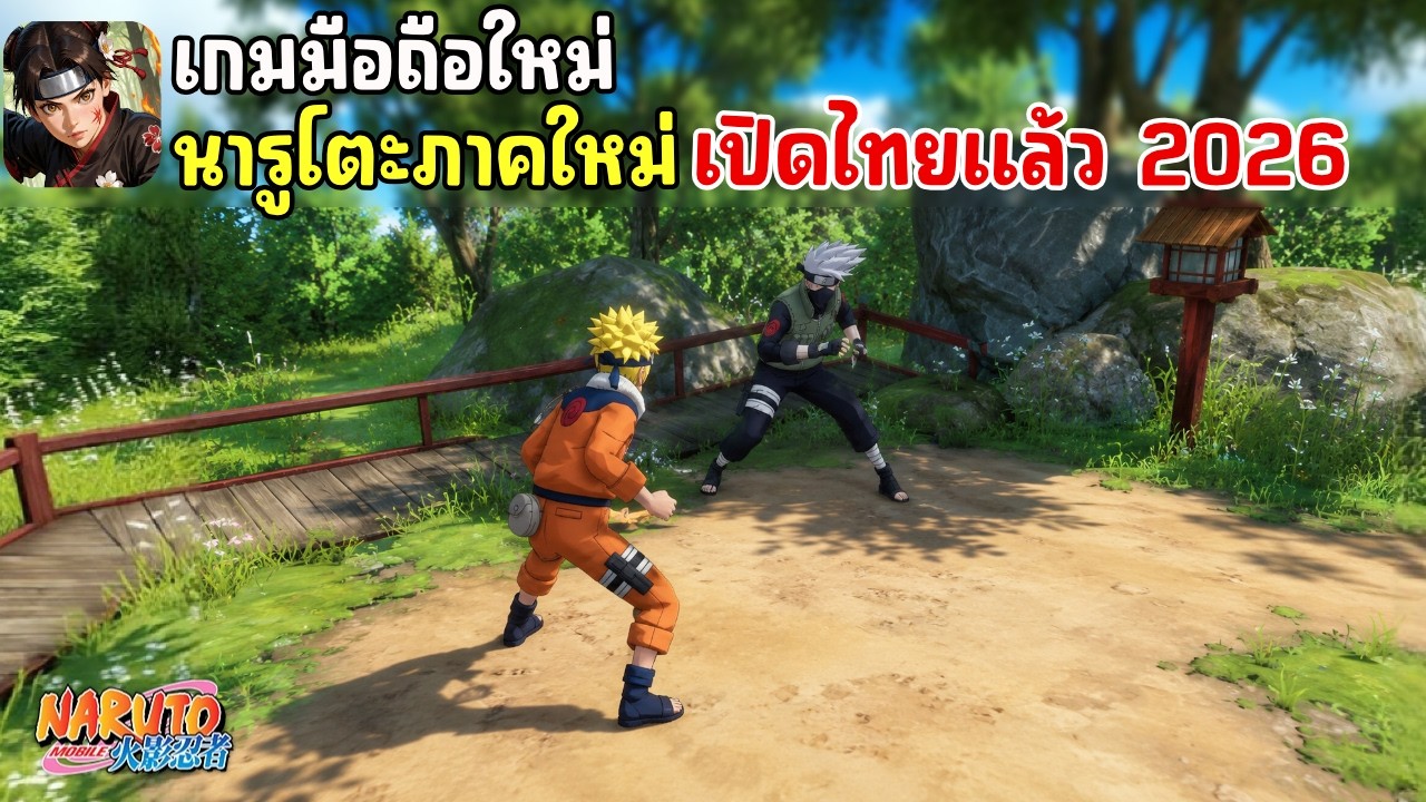 Naruto Blade & Jutsu เกมมือถืออนิเมะนารูโตะ นินจาจอมคาถา ภาคใหม่ เปิดไทยแล้ว 2026 แจกโค้ดใหม่