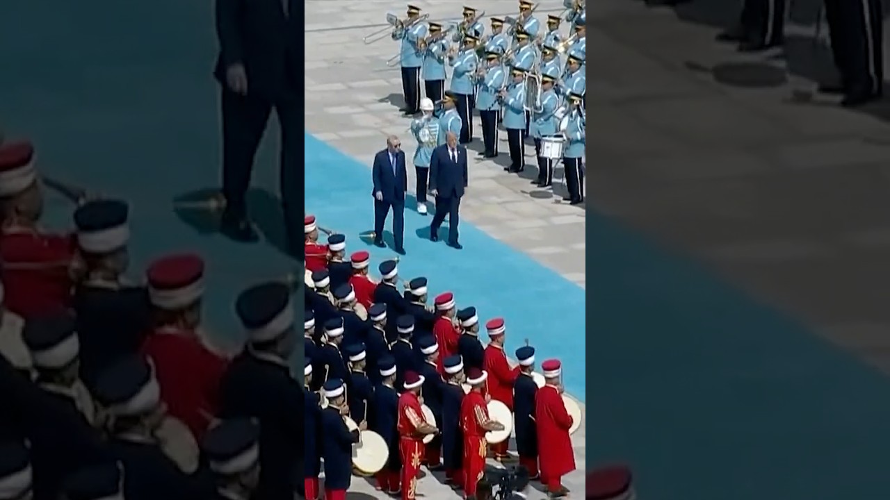 Trump Arrives at Turkey Presidential Palace for NATO Summit