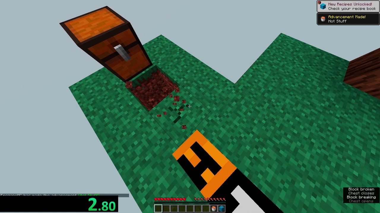 New PB fucked up cobble stone generator 8.11 seconds!