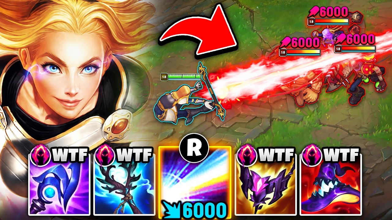 LUX BUT MY LASER ONE SHOTS YOU FROM FULL HEALTH! (STRONGEST ULT EVER)