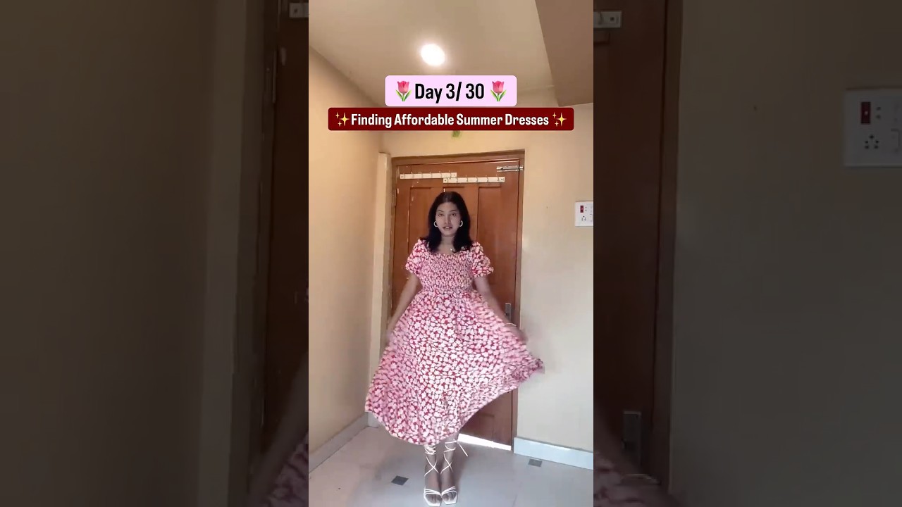 Day 3/ 30 finding Summer Dresses 🌷✨||#meesho #summer #dress #haul