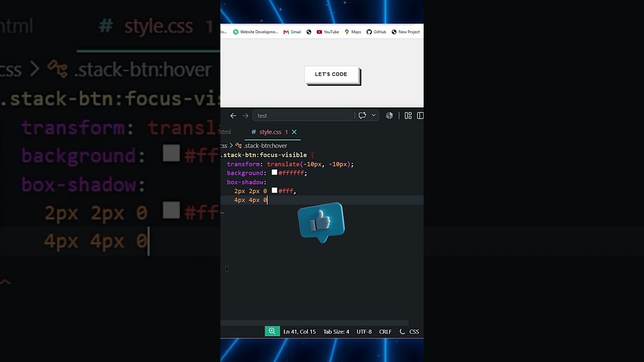 🔥 Button Hover Effect using CSS Create Button Hover Effect using simple CSS 💻