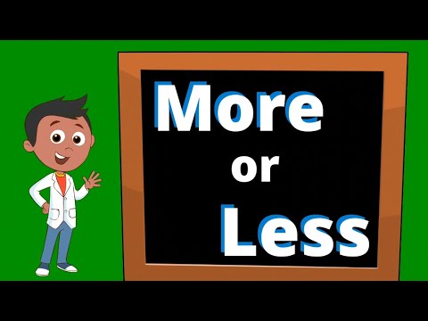 Learning More and Less: Fun Math for Preschool, Kindergarten and All Kids!