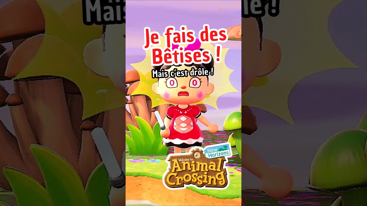 JE FAIS ENCORE DES BÊTISES ! #animalcrossingnewhorizons #shortsfeed #animalcrossing #acnh