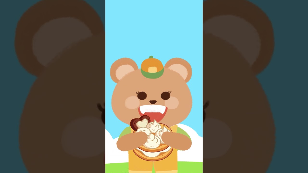 Sandwich Cookie or Pumpkin | Healthy for Little Bear? | 2 #kidslearning #fruits #englishlearning