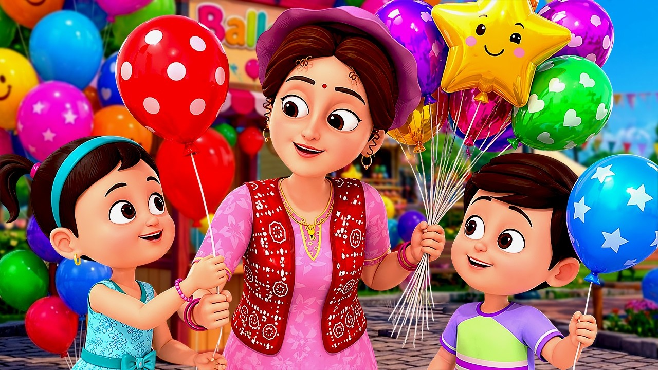 Gubbare Wali | गुब्बारे वाली + More Popular Kids Nursery Rhymes In Hindi | Lullaby Kids