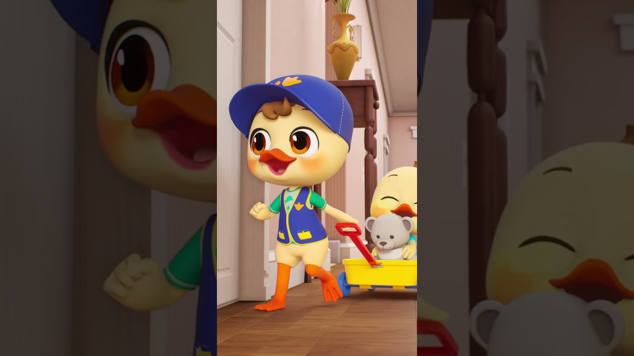 Quack Quack Delivery service!📦🐥 | Nursery Rhymes & Kids Songs #shorts @Ducklingdo
