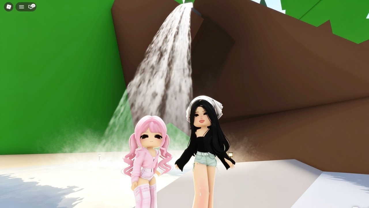 Drama Roblox Pengasuh Bayi Liburan ke Air Terjun 🤣