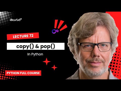 copy() and pop() Methods in Python Sets Explained in Telugu | Try School