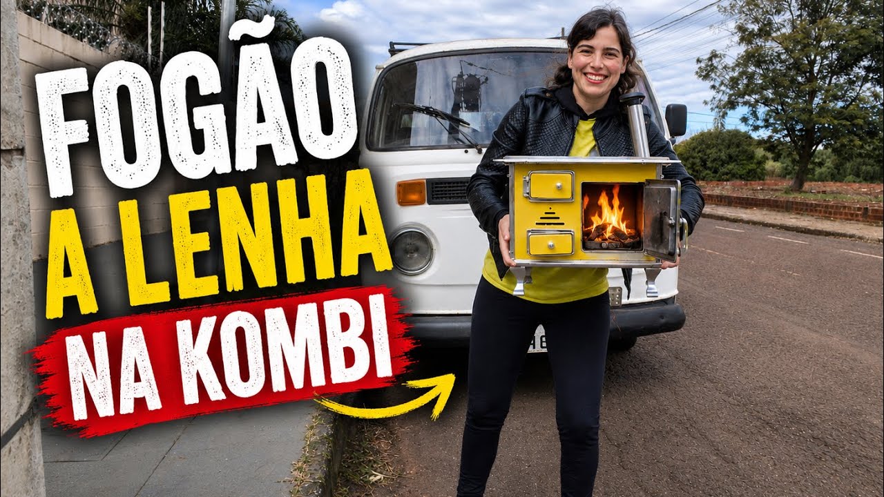 Fogão a lenha em uma Kombi? 😮